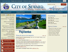 Tablet Screenshot of cityofseward.us